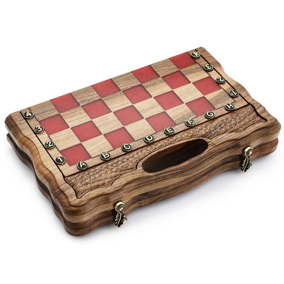 Шахматы + Нарды резные "Алекстраза" 30, Harutyunyan купить в Нижнем Новгороде