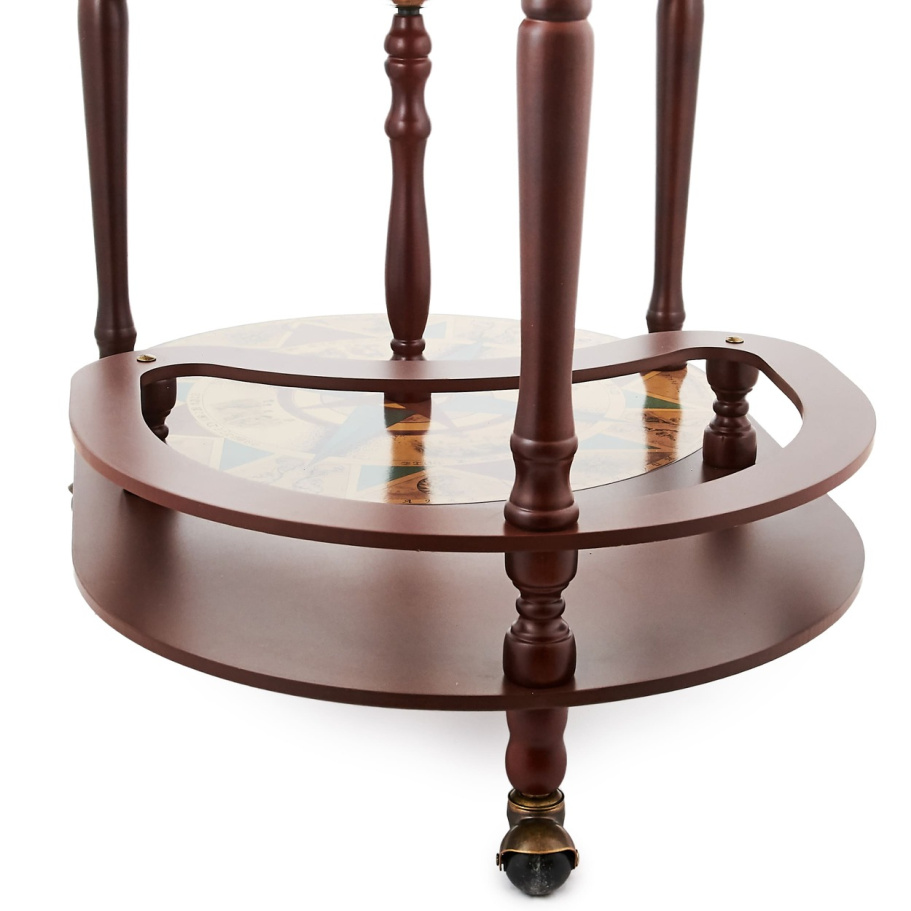 Глобус бар напольный со столом "Кибела" сфера 42 см купить в Нижнем Новгороде