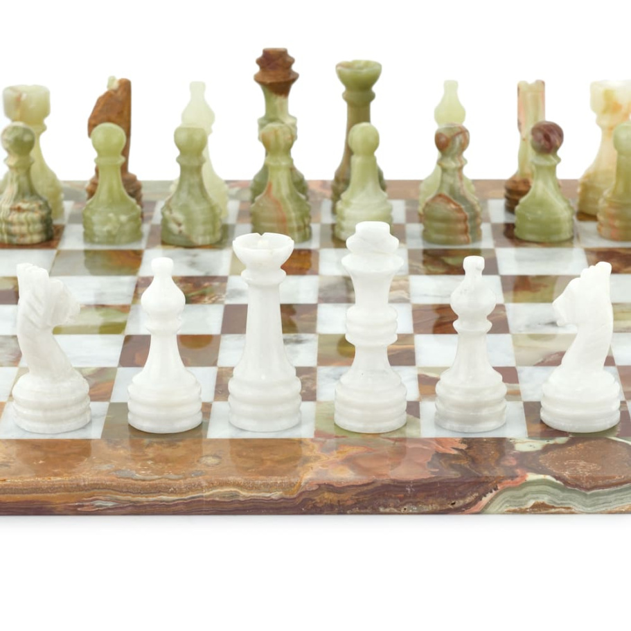 Шахматы из камня "Левант" мрамор и оникс 40 купить в Нижнем Новгороде