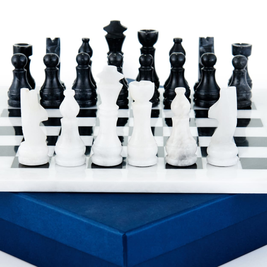 Шахматы каменные "Артер Карфаген" мрамор 40 купить в Нижнем Новгороде