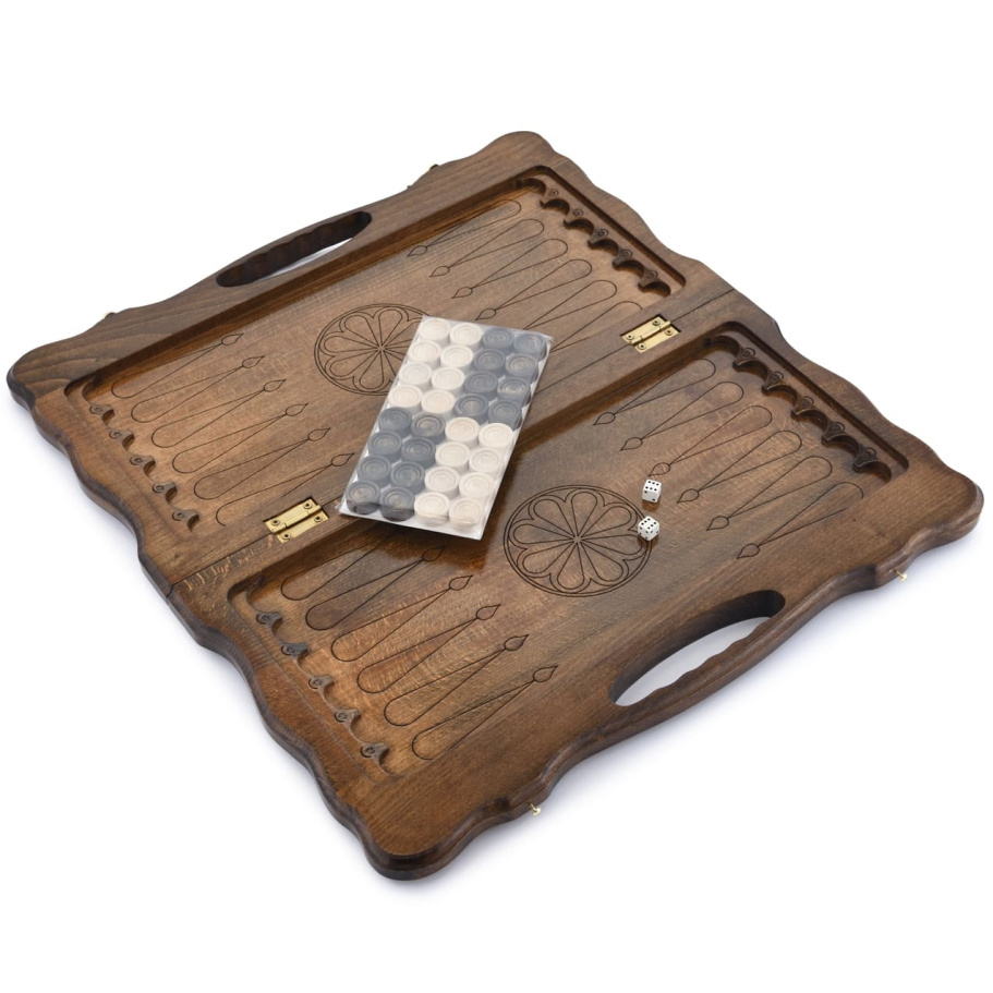 Нарды резные "Взгляд Орла" средние 50, Harutyunyan купить в Нижнем Новгороде