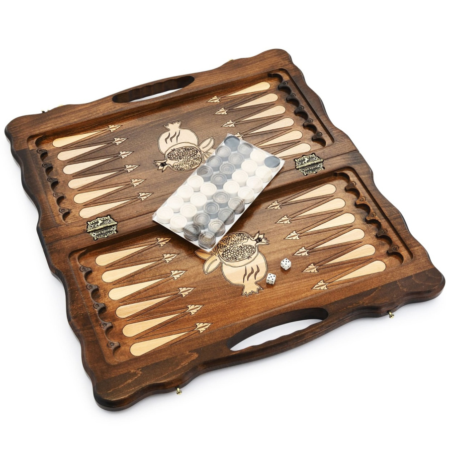 Нарды резные "Гранат" средние 50, Harutyunyan купить в Нижнем Новгороде