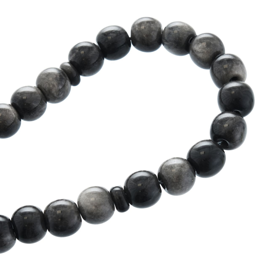 Четки с бусинами "Оскар" серый камень, Давыдов С. купить в Нижнем Новгороде