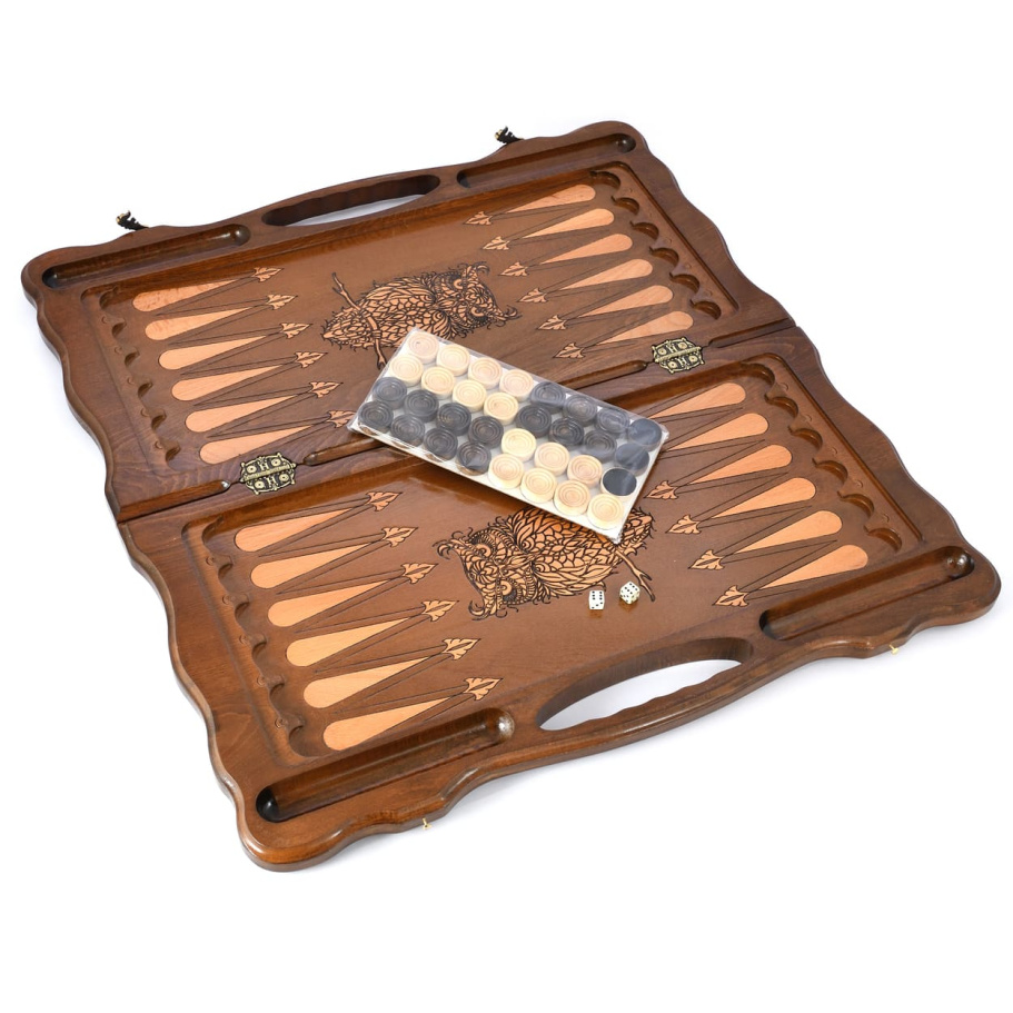 Нарды резные "Сова" большие 60, Harutyunyan купить в Нижнем Новгороде