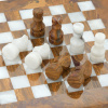Шахматы из камня "Кирена" мрамор и яшма 20 купить в Нижнем Новгороде