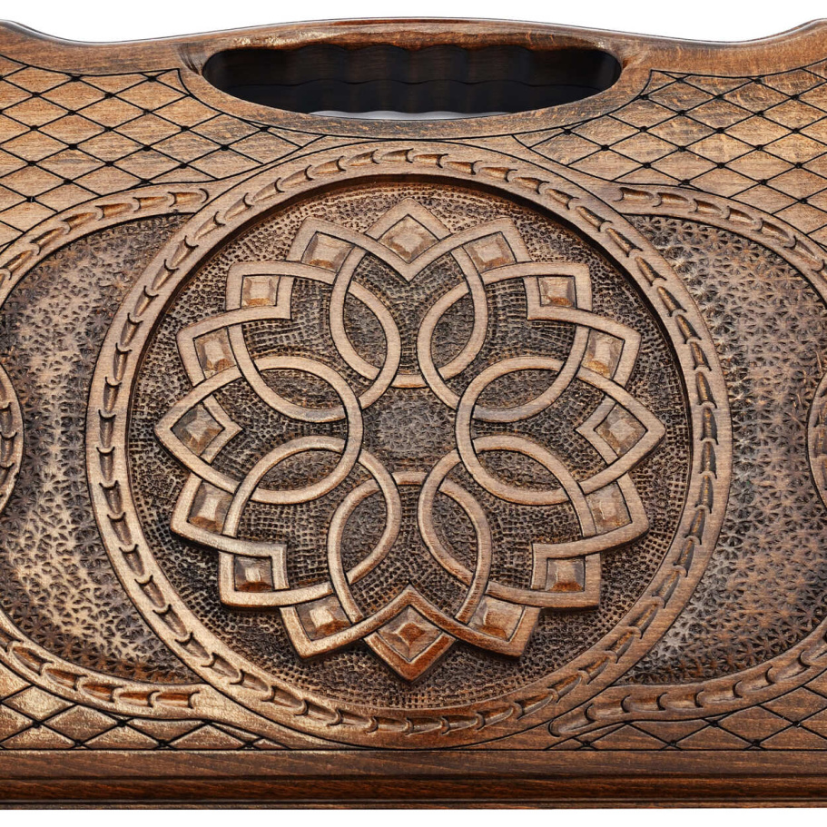 Нарды резные "Циния" средние 50, Harutyunyan купить в Нижнем Новгороде