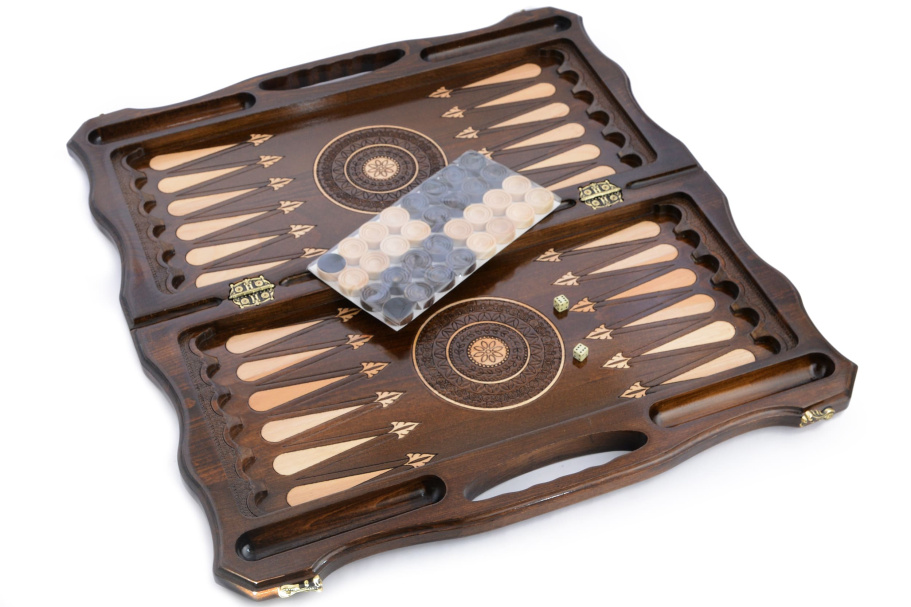 Шахматы + нарды резные "Долина Арарата" 60, Harutyunyan купить в Нижнем Новгороде