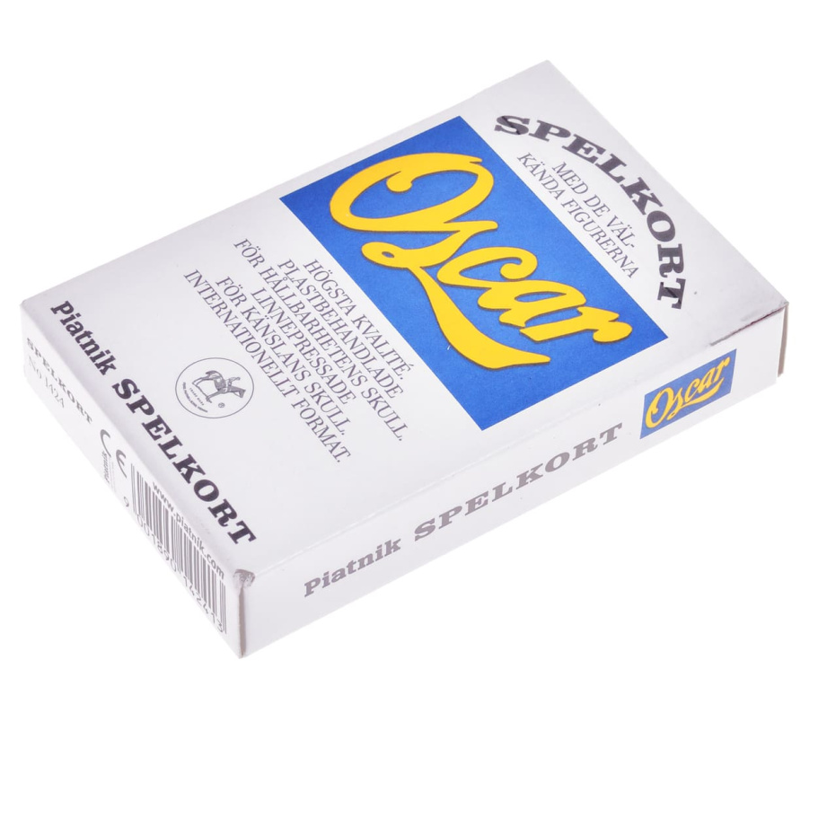 Карты игральные Оскар синяя рубашка, 55 карт