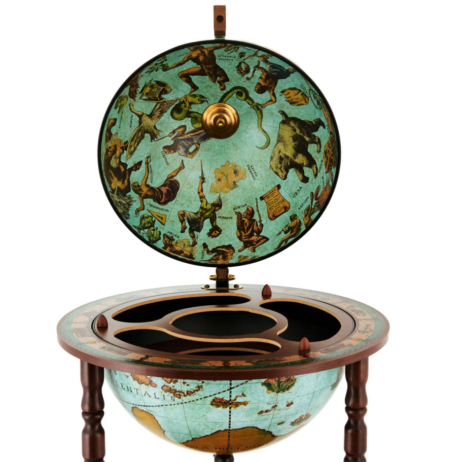 Глобус бар напольный "Клавдий", сфера 40 см купить в Нижнем Новгороде