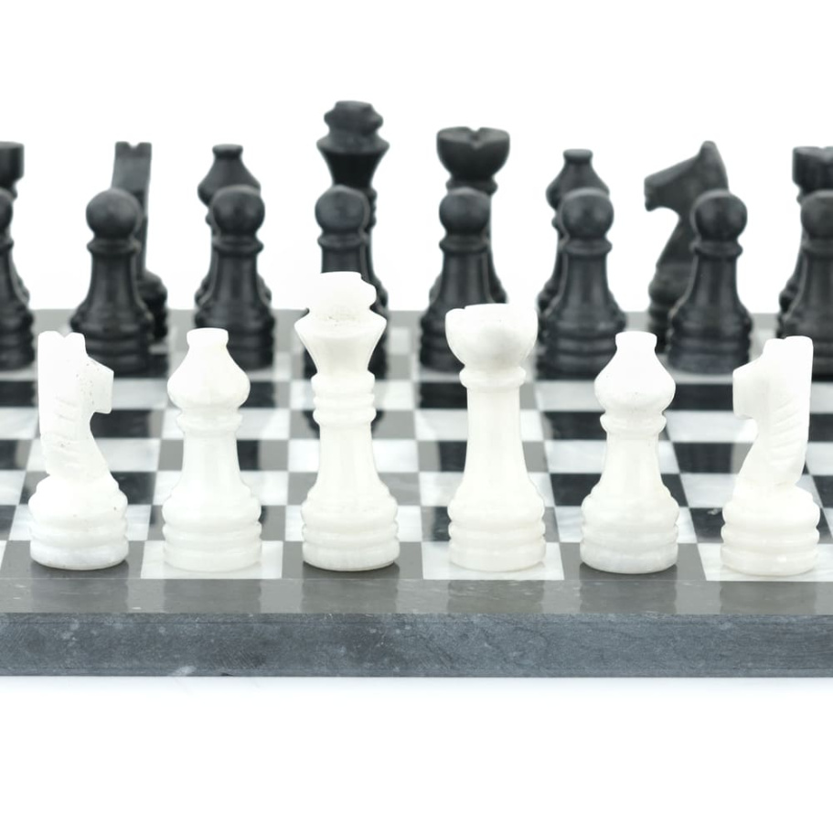 Шахматы из камня "Олимп" мрамор 30 купить в Нижнем Новгороде