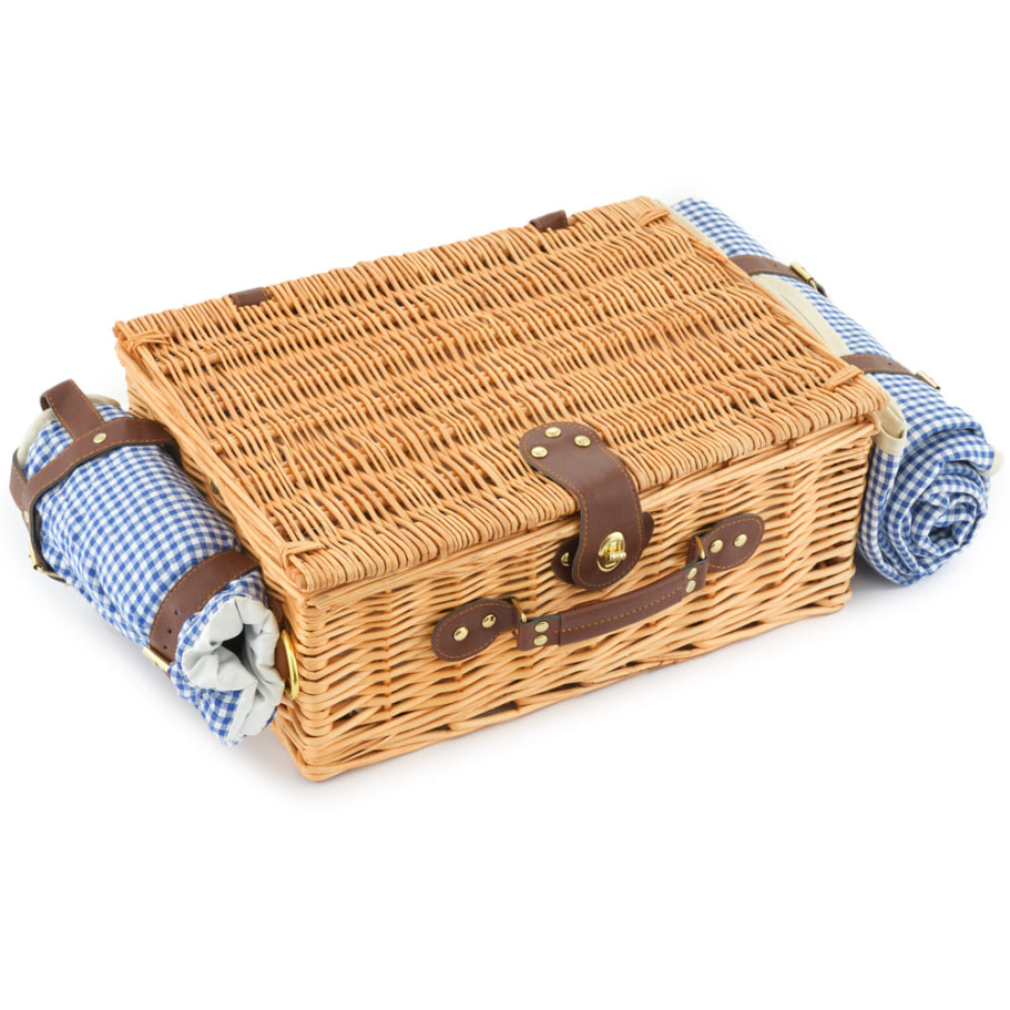 Корзина для пикника "Кассандра" (на 4 персоны) с пледом купить в Нижнем Новгороде