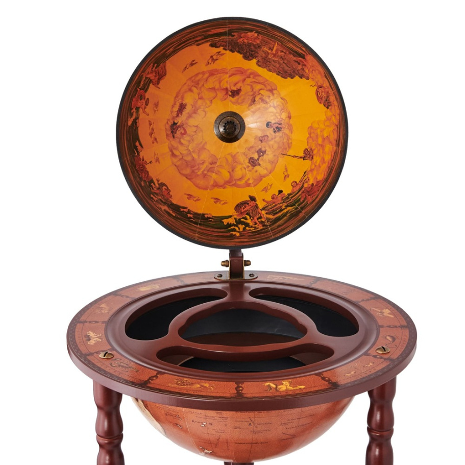 Глобус бар напольный "Возрождение" сфера 33 см купить в Нижнем Новгороде