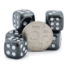 Кости игральные "Гамма" камень, серый, 15 мм (2 шт.) купить в Нижнем Новгороде