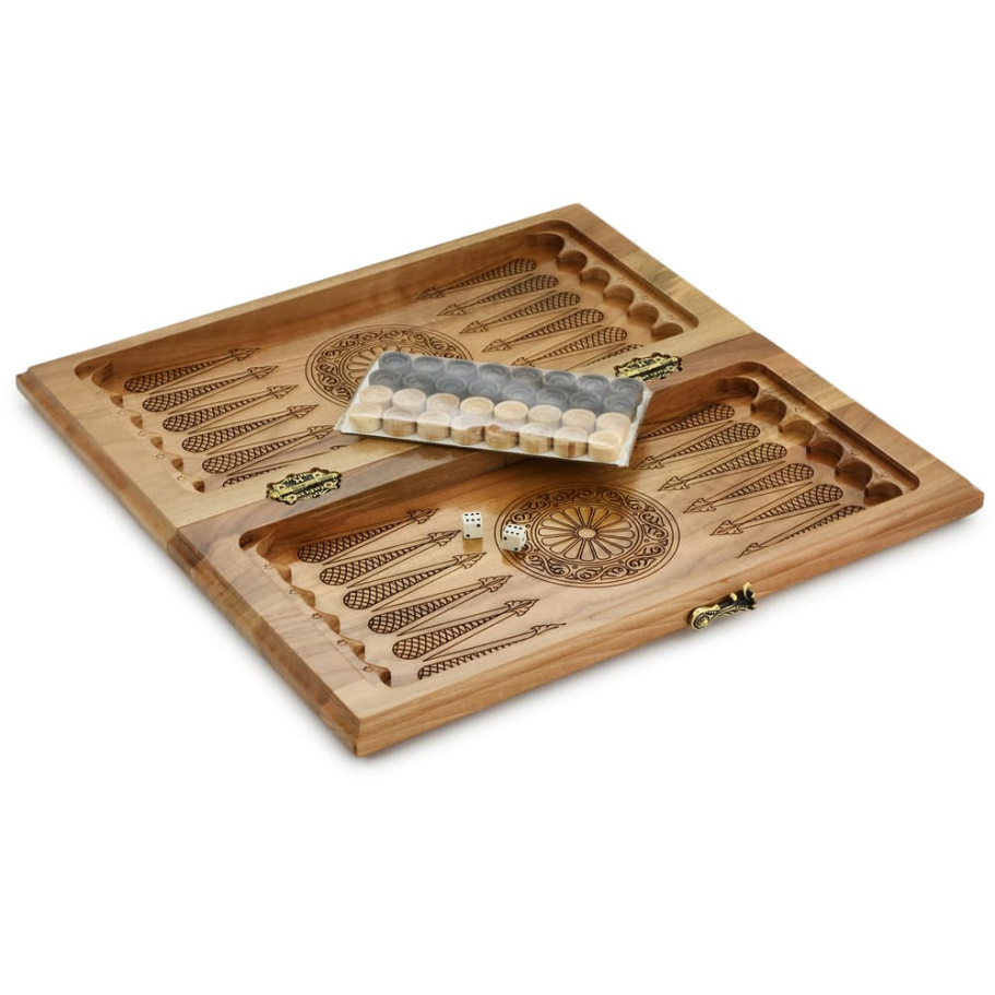 Шахматы + нарды резные "Циркон" 40 купить в Нижнем Новгороде