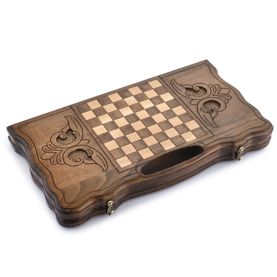 Нарды резные "Взгляд Орла" средние 50, Harutyunyan купить в Нижнем Новгороде