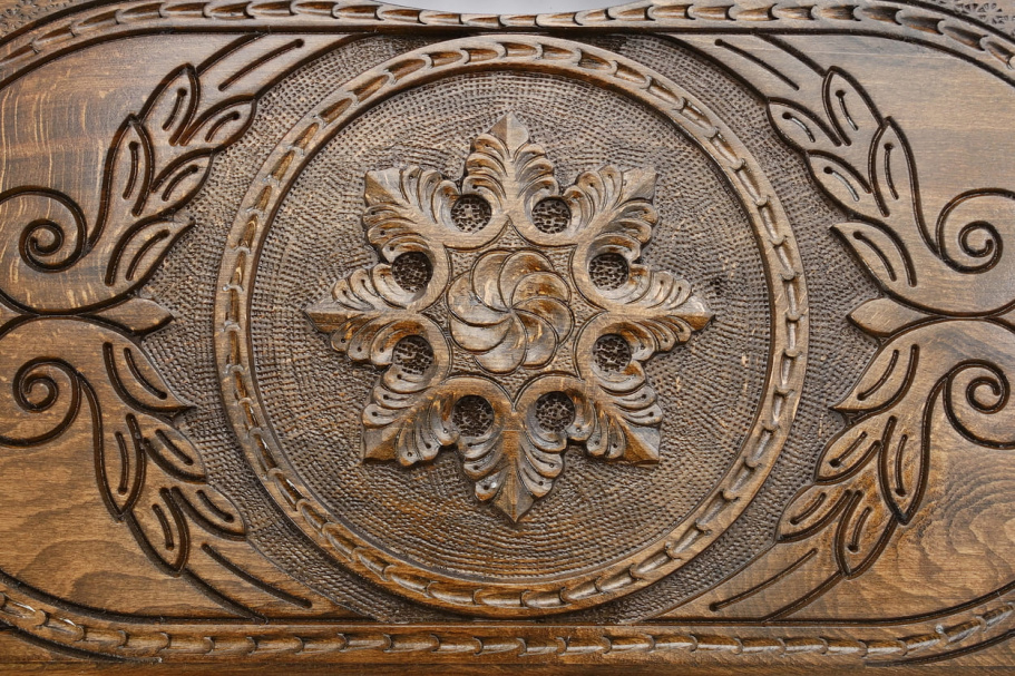 Нарды резные "Снежинка" средние 50, Harutyunyan купить в Нижнем Новгороде