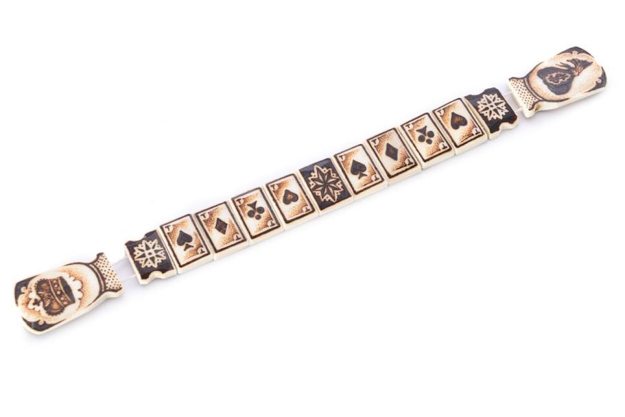 Четки перекидные "Масть" кость, Беркутов К. Четки перекидные "Масть" кость, Беркутов К.