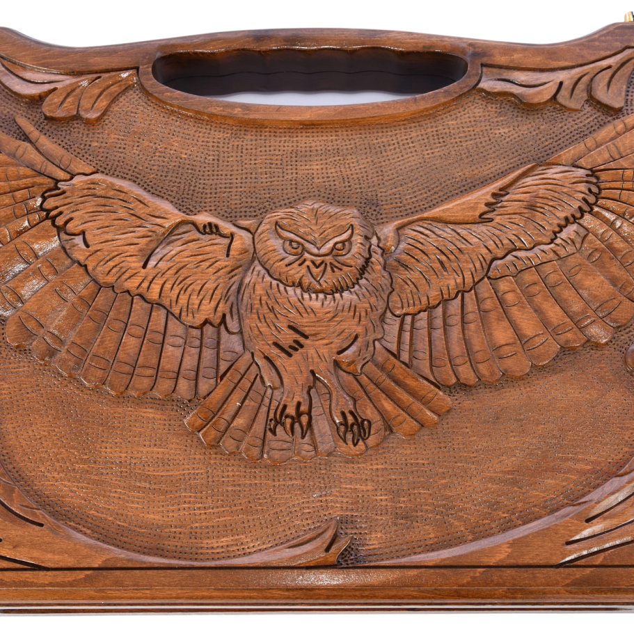 Нарды резные "Сова" большие 60, Harutyunyan купить в Нижнем Новгороде