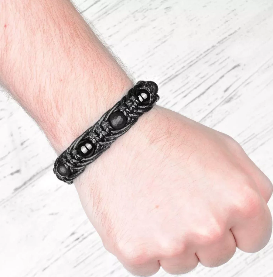 Браслет Алонсо плетенный, камень агат, 1 * 19 см купить в Нижнего Новгорода