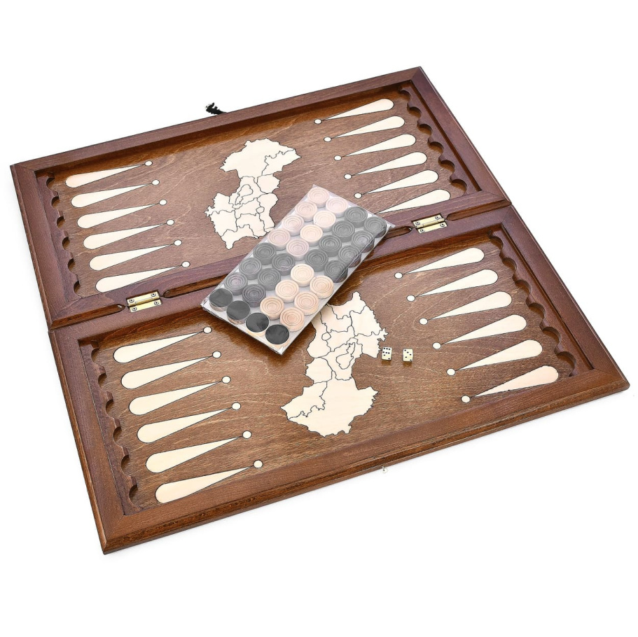 Нарды "Герб Армении"  большие 60, Harutyunyan купить в Нижнем Новгороде