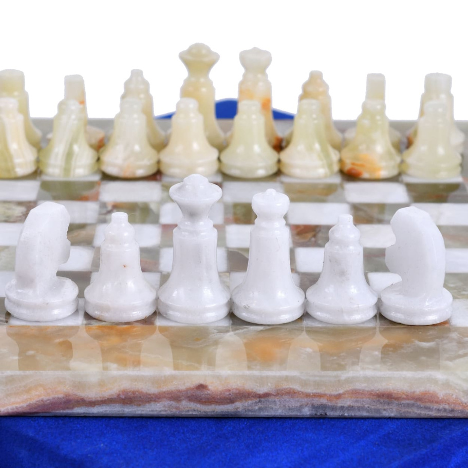Шахматы из камня "Левант" мрамор и оникс 20 купить в Нижнем Новгороде