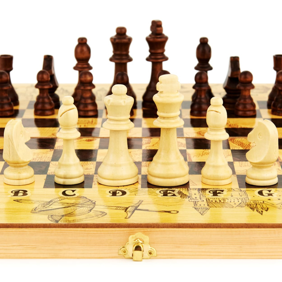 Шахматы + Нарды Рыцари, 50 купить в Нижнем Новгороде