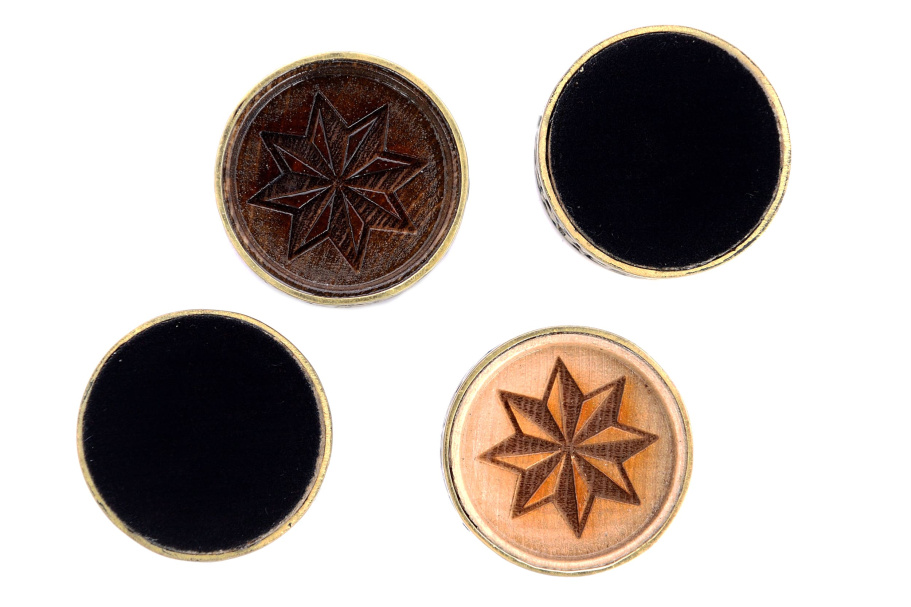 Набор фишек для нард "Звезда" с бронзой, 29 мм, Harutyunyan купить в Нижнем Новгороде