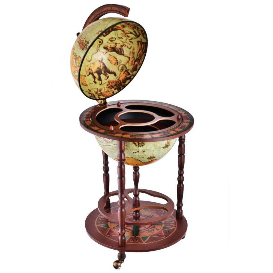 Глобус бар напольный "Мегасен", сфера 40 см купить в Нижнем Новгороде
