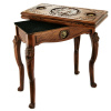 Стол ломберный Шахматы резные "Львиное царство" 60 купить в Нижнем Новгороде