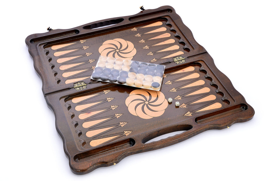 Нарды резные  "Сфера"  большие 60, Harutyunyan купить в Нижнем Новгороде