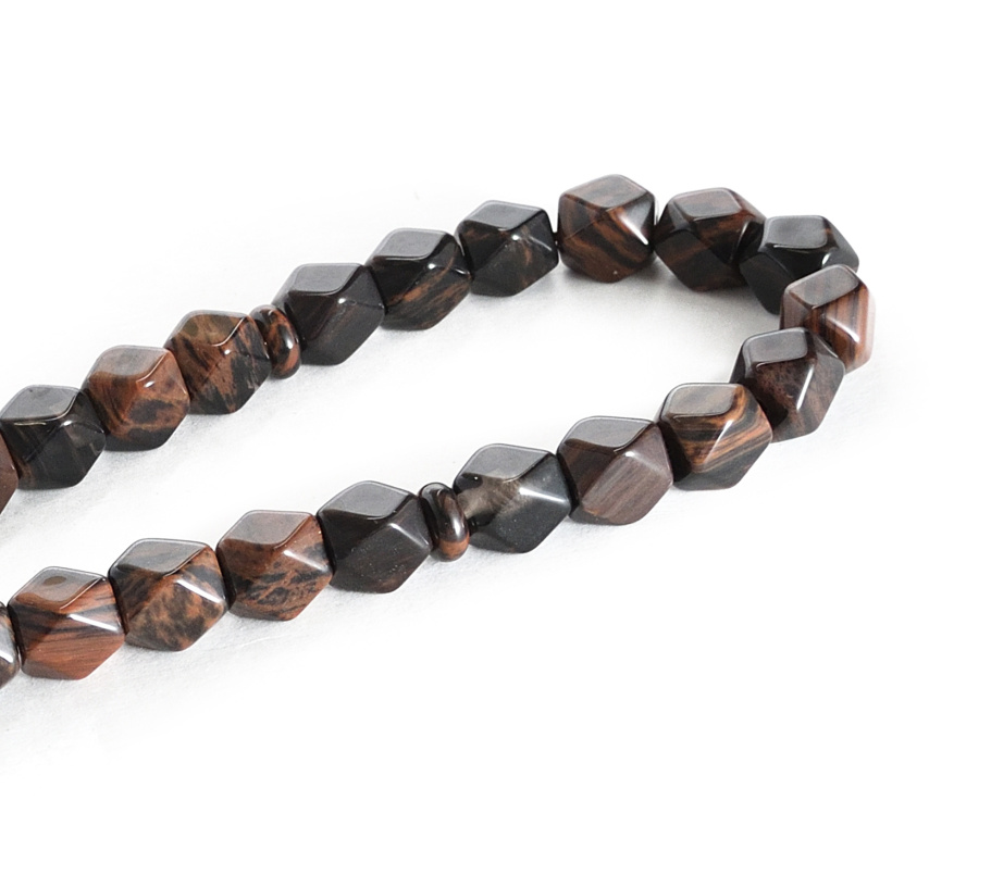 Четки граненые "Удача" коричневый камень, Давыдов С. купить в Нижнем Новгороде