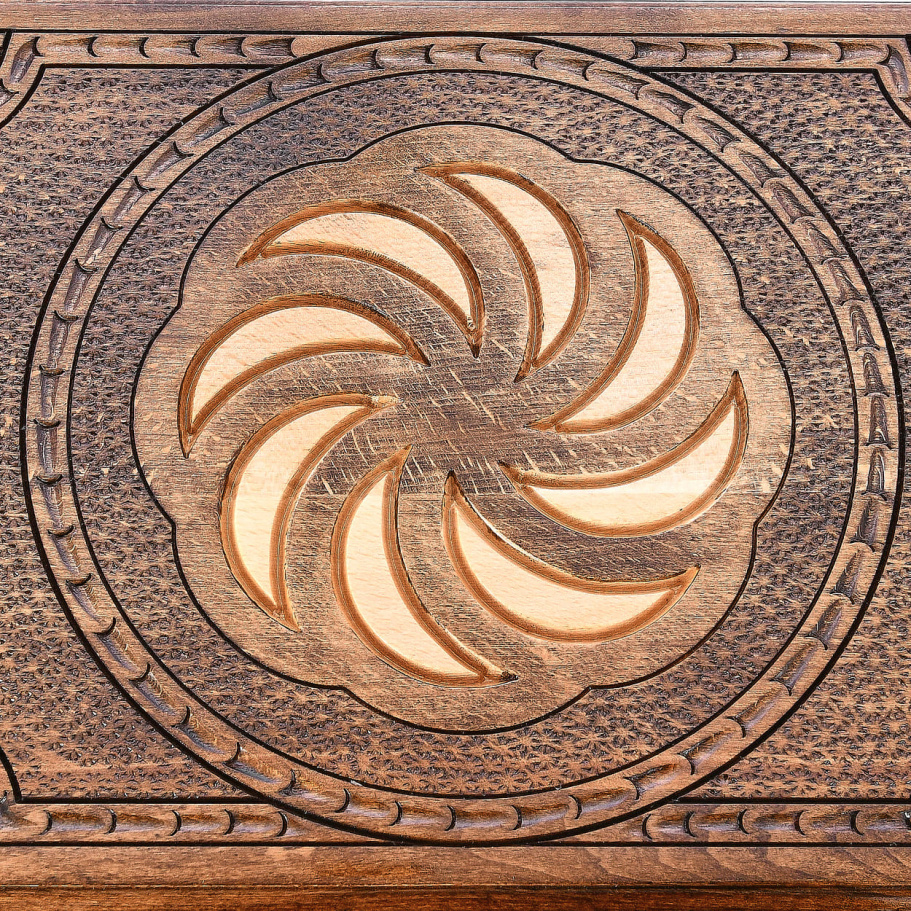 Нарды резные Рэкто "Орбита"  большие 60, Harutyunyan купить в Нижнем Новгороде