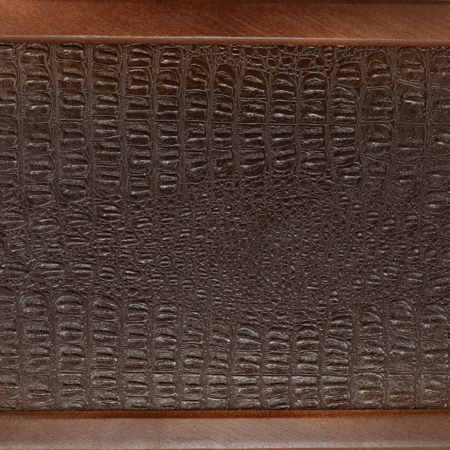 Нарды кожаные Пермские "Золотой крокодил" большие 60 купить в Нижнем Новгороде