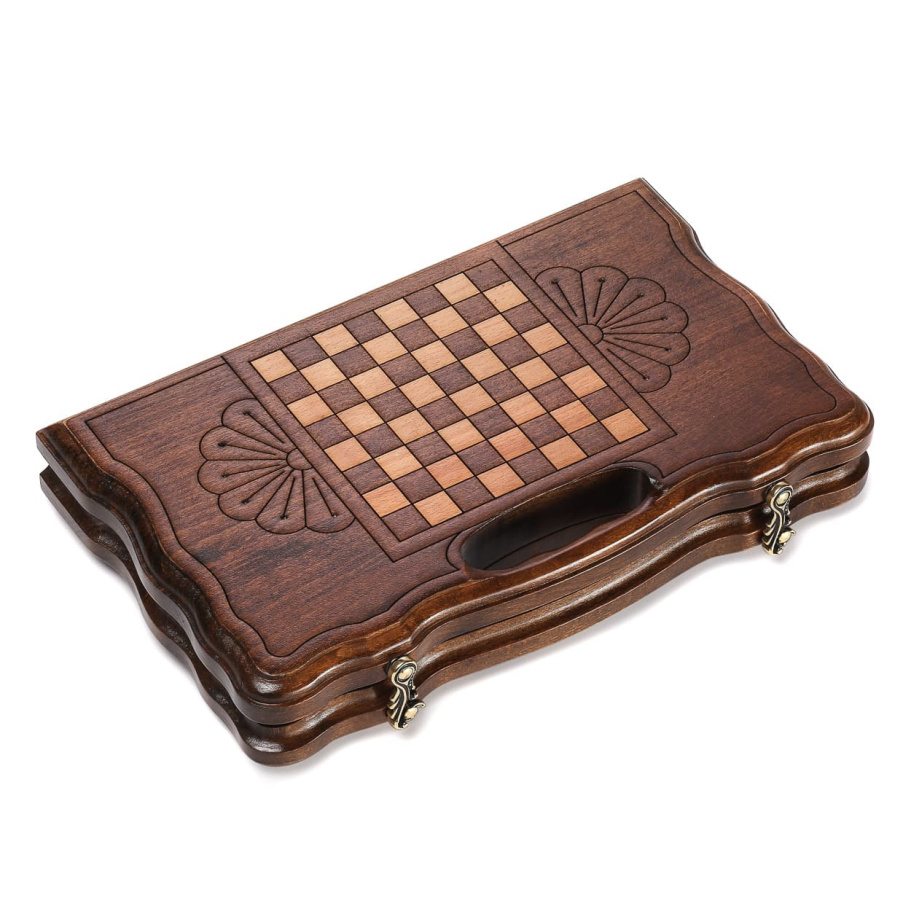 Нарды резные "Бесконечность" мини 30, Harutyunyan купить в Нижнем Новгороде