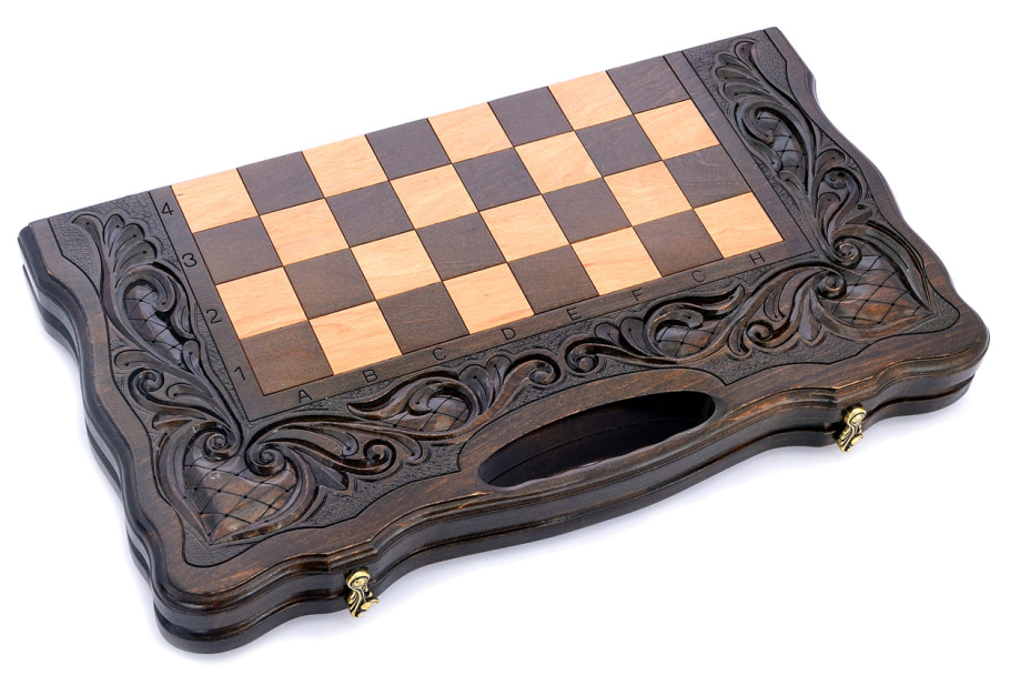 Шахматы + нарды резные "Королевские" 50, Harutyunyan купить в Нижнем Новгороде