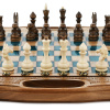 Шахматы + нарды резные "Топаз" 30 купить в Нижнем Новгороде