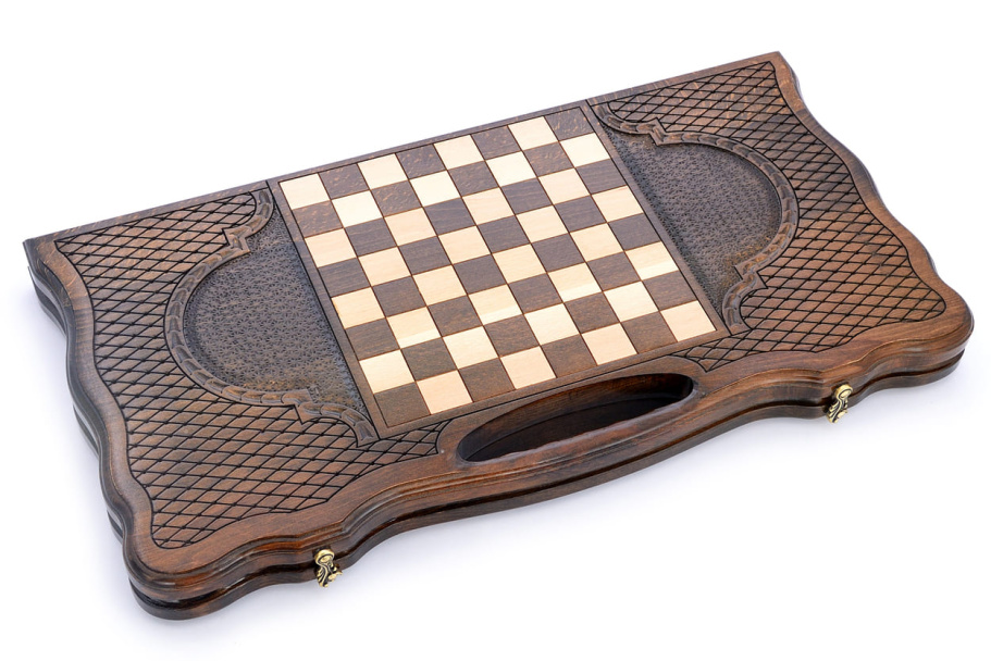 Нарды резные "Муфаса"  большие 60, Harutyunyan купить в Нижнем Новгороде