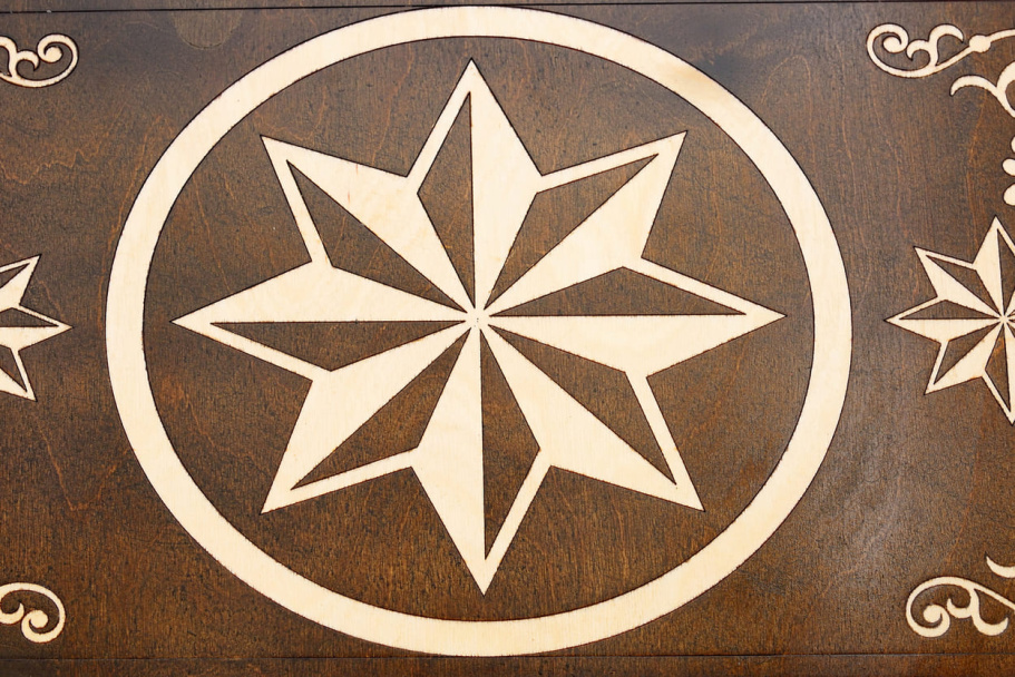 Нарды "Звезда"  большие 60, Harutyunyan купить в Нижнем Новгороде