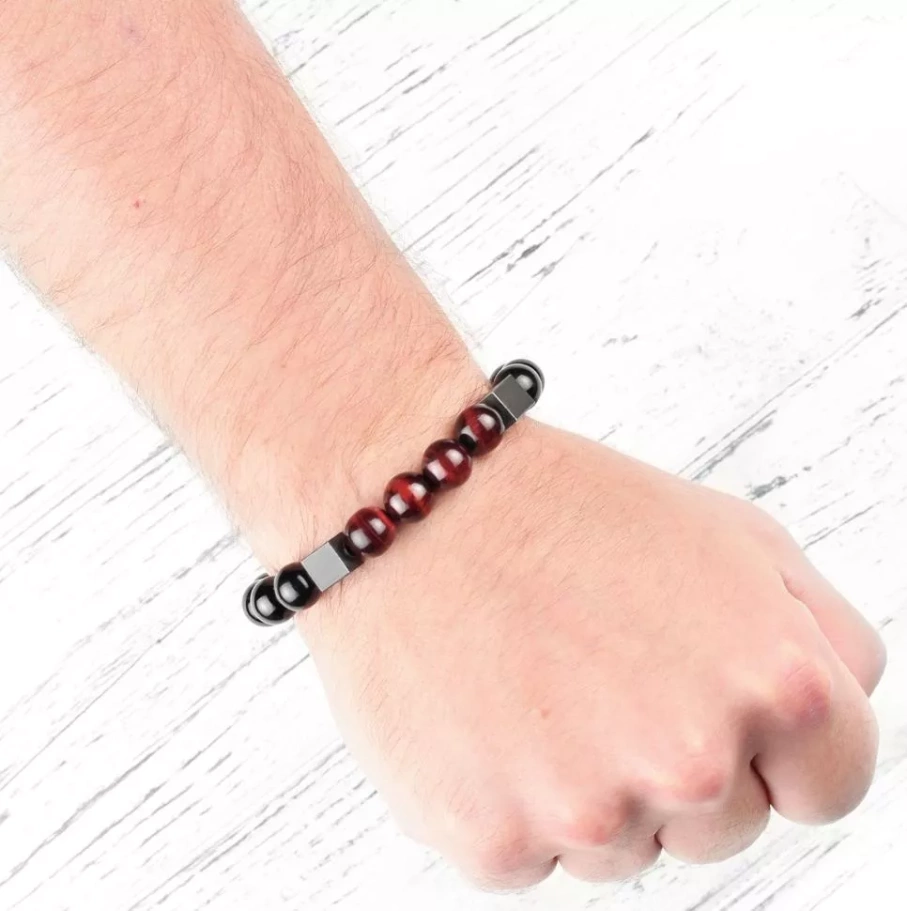 Браслет Бернард камень агат, 1 * 18 см купить в Нижнего Новгорода