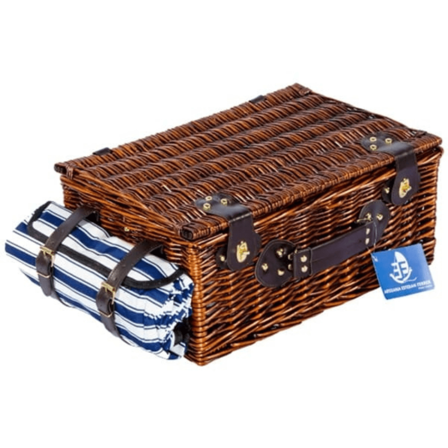 Корзина для пикника Гари (на 4 персоны) с пледом купить в Нижнем Новгороде