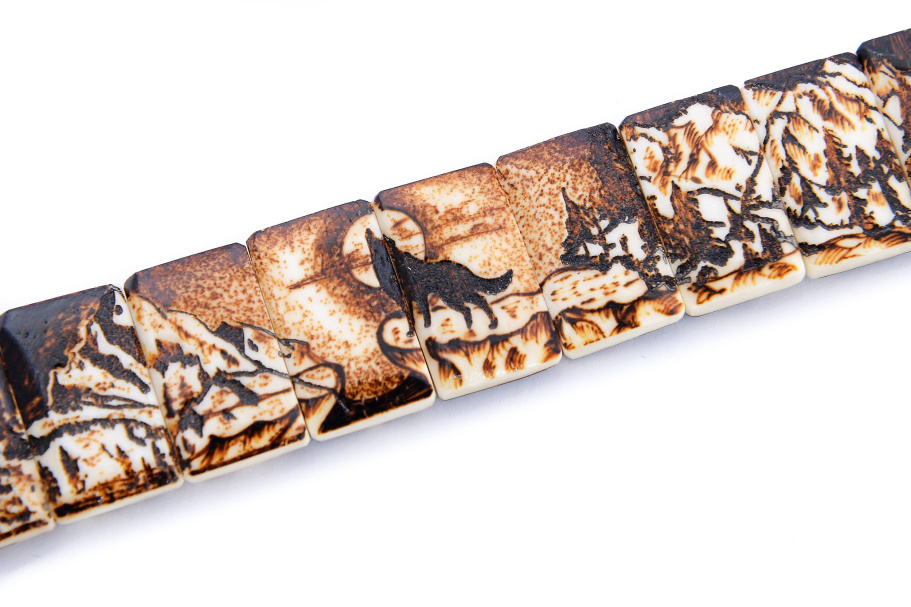 Четки перекидные "Одинокий волк" кость, Беркутов К. купить в Нижнем Новгороде Четки перекидные "Одинокий волк" кость, Беркутов К. купить в Нижнем Новгороде