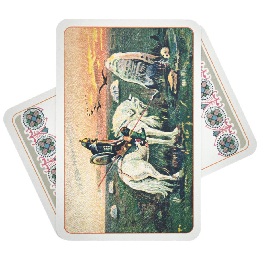 Карты игральные "Славянские" красная рубашка, 55 карт купить в Нижнем Новгороде