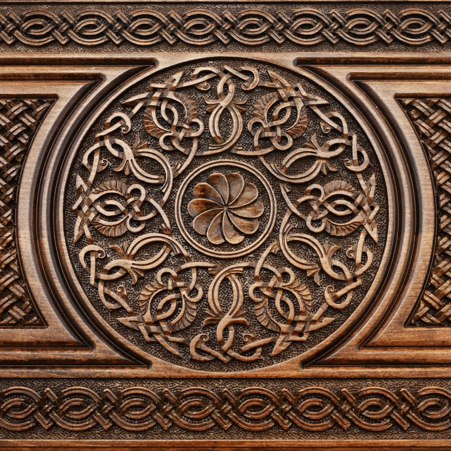 Стол ломберный Нарды резные "Витраж" 60, Harutyunyan купить в Нижнем Новгороде