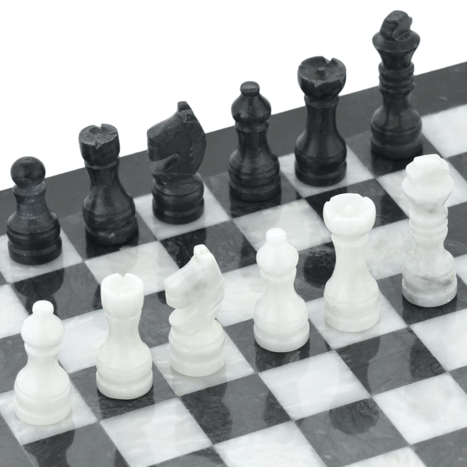 Шахматы из камня "Олимп" мрамор 25 купить в Нижнем Новгороде
