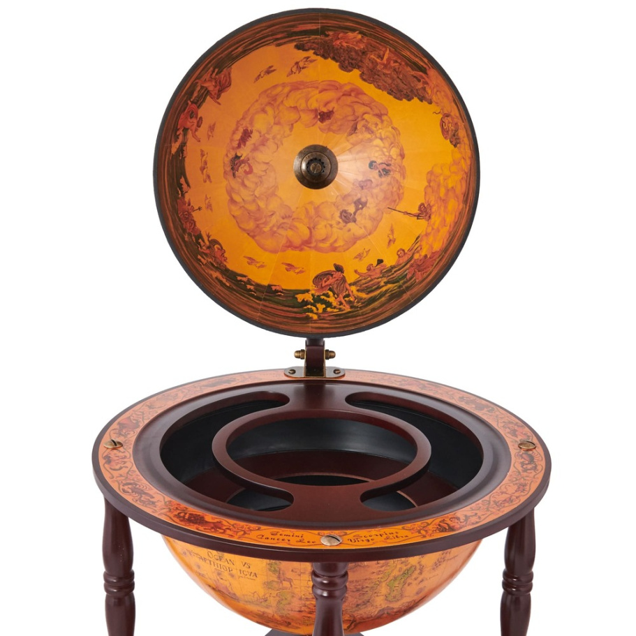 Глобус бар настольный "Евразия", сфера 33 см, JUFENG купить в Нижнем Новгороде