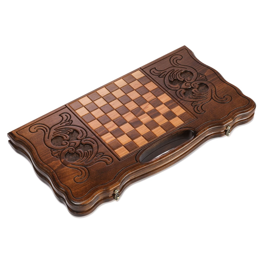 Нарды резные Агнес "Спартанец"  большие, 60 купить в Нижнем Новгороде