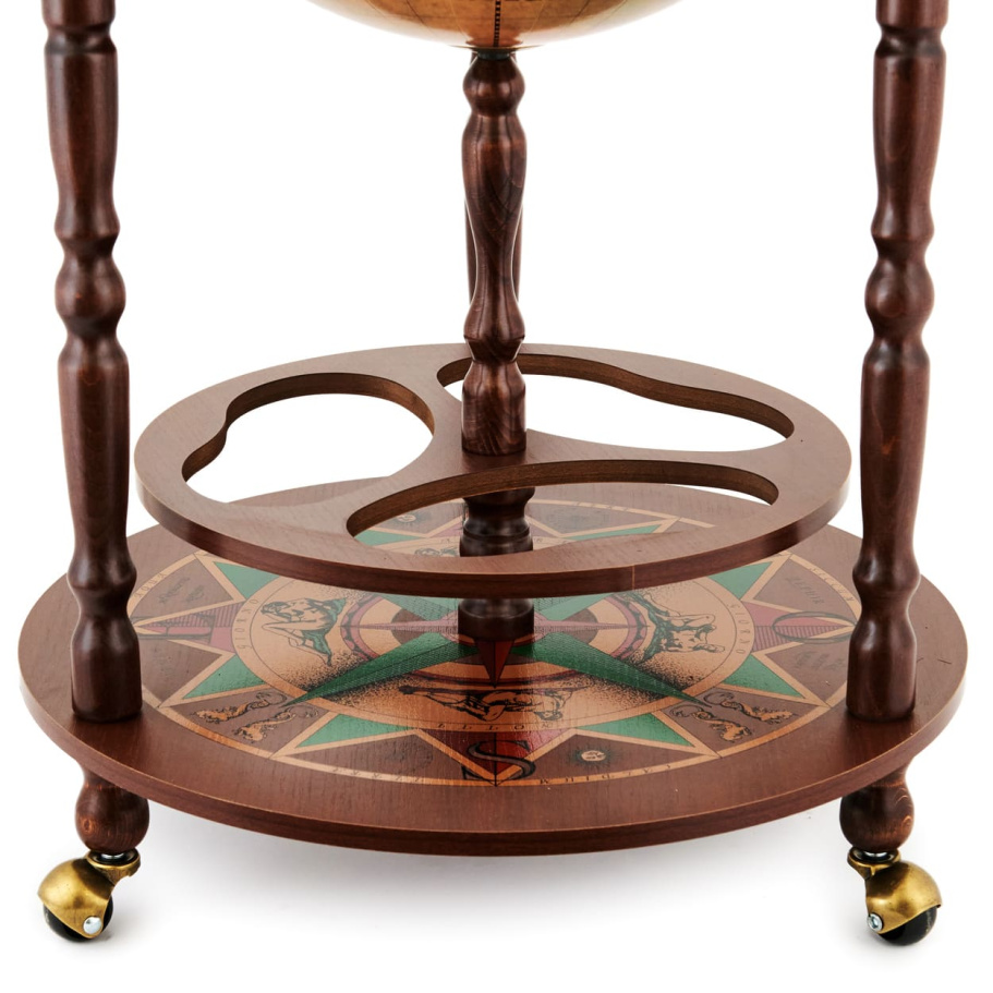 Глобус бар напольный "Юнона", сфера 40 см купить в Нижнем Новгороде