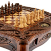 Стол ломберный Шахматы резные "Гордый орел" 60 купить в Нижнем Новгороде