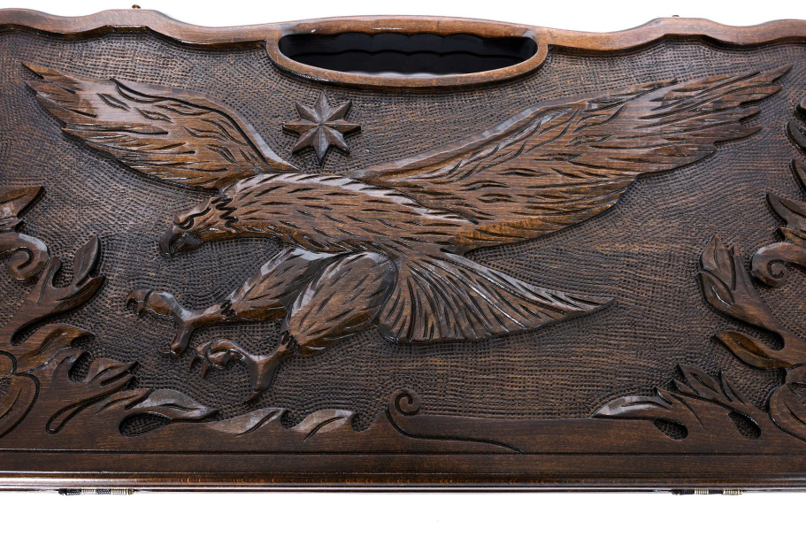 Нарды резные "Орел 3" большие 60, Harutyunyan купить в Нижнем Новгороде