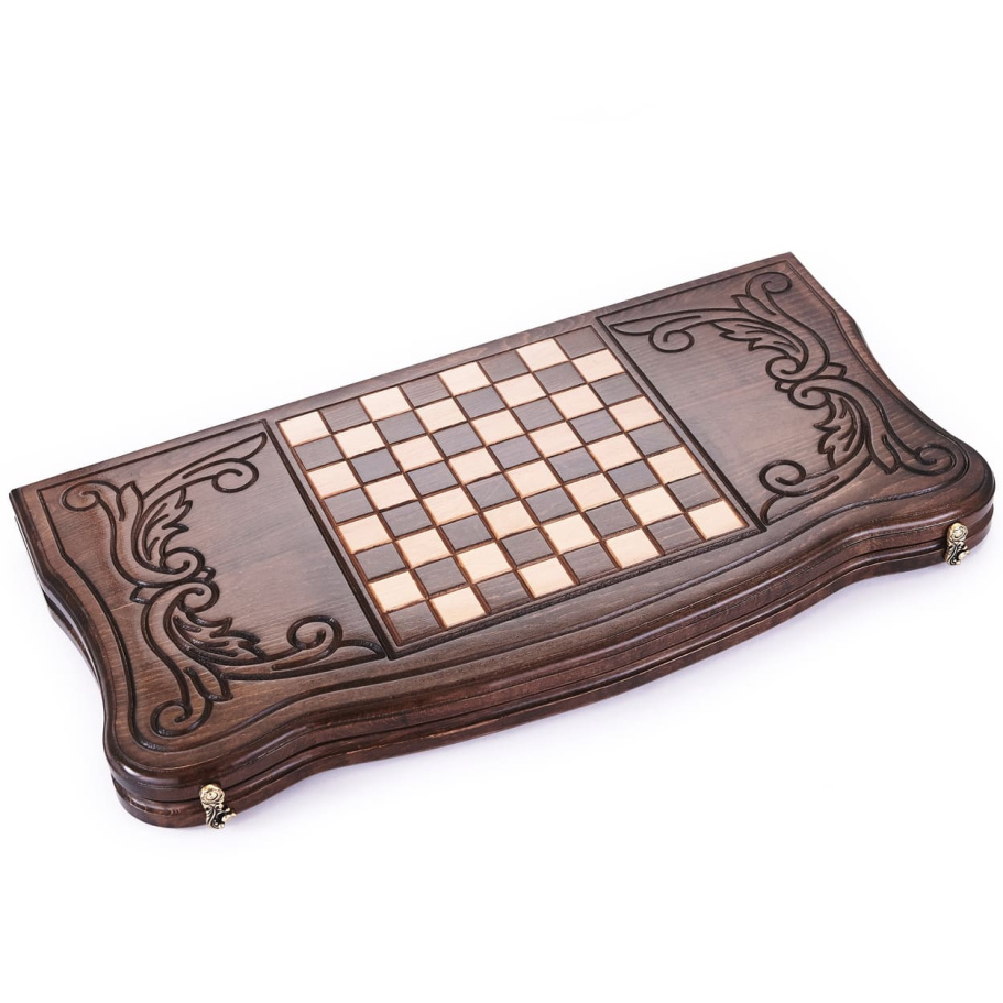 Нарды резные "Грозный" большие 60, Даудов купить в Нижнем Новгороде